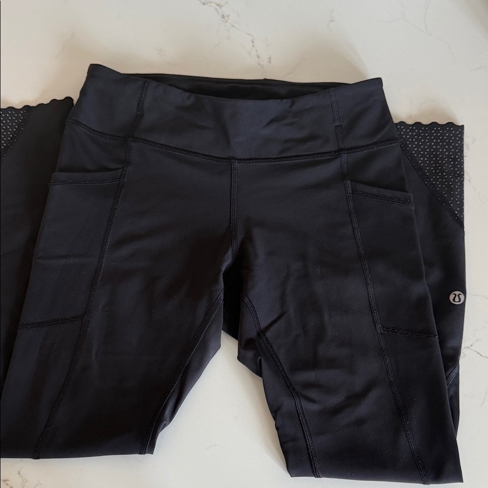 lululemon athletica Black Side Pocket Leggings
